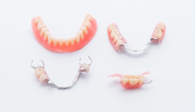 Different types of dentures