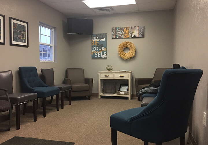 waiting room of Adam Associates Family Dental