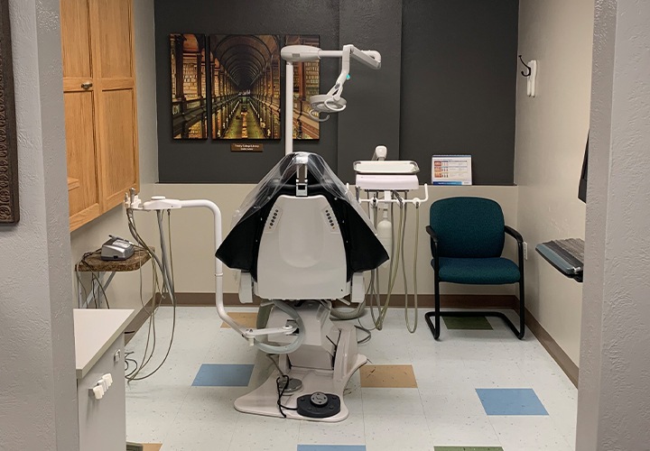 exam room at Adam Associates Family Dental