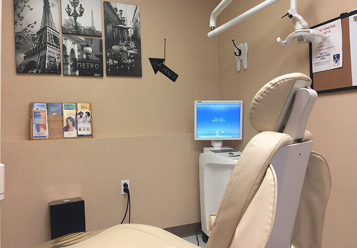 dental exam chair Adam Associates Family Dental