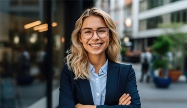 smiling woman